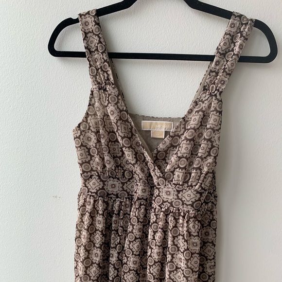 Michael Kors Brown Nylon Tank Top Size Small - Picture 2 of 10